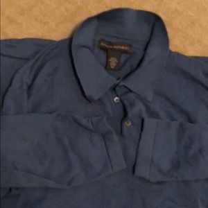Men’s Long sleeve blue banana republic